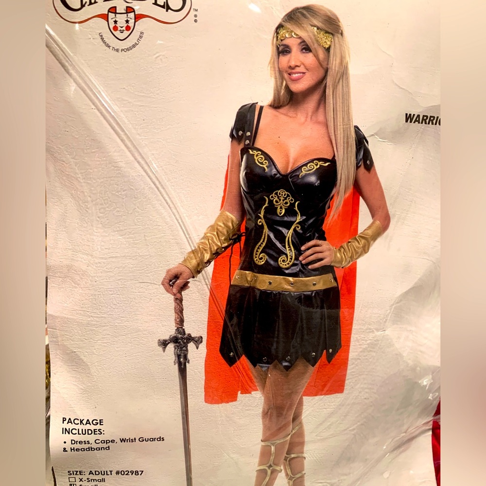 Charades brand ,new Warrior Queen costume size Small , retails for $49